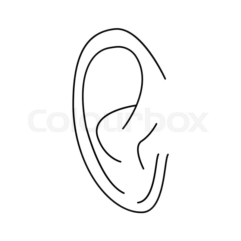Ear Icon Outline Ear Vector Icon For Stock Vector Colourbox 800x800 Ear Icon Outline Ear Vector Icon For Stock Vector Colourbox