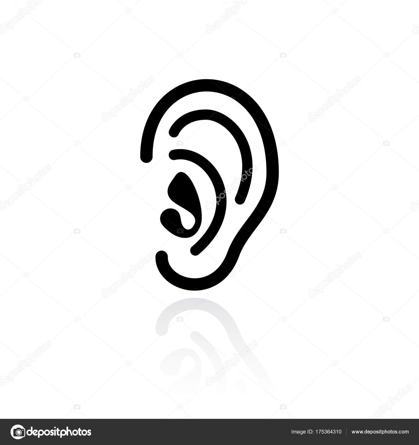 1600x1700 Huge Collection Of 'ear Silhouette' Download More Than Images
