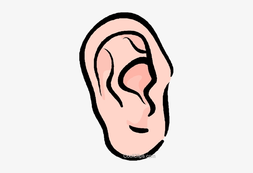 820x560 Human Ear Royalty Free Vector Clip Art Illustration