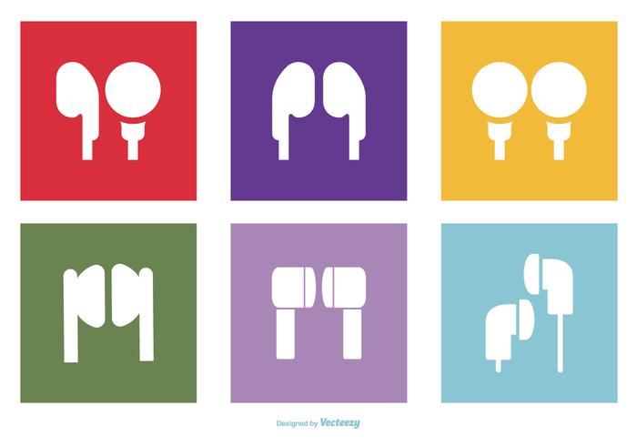 700x490 Headphoneearbuds Icon Collection Vector