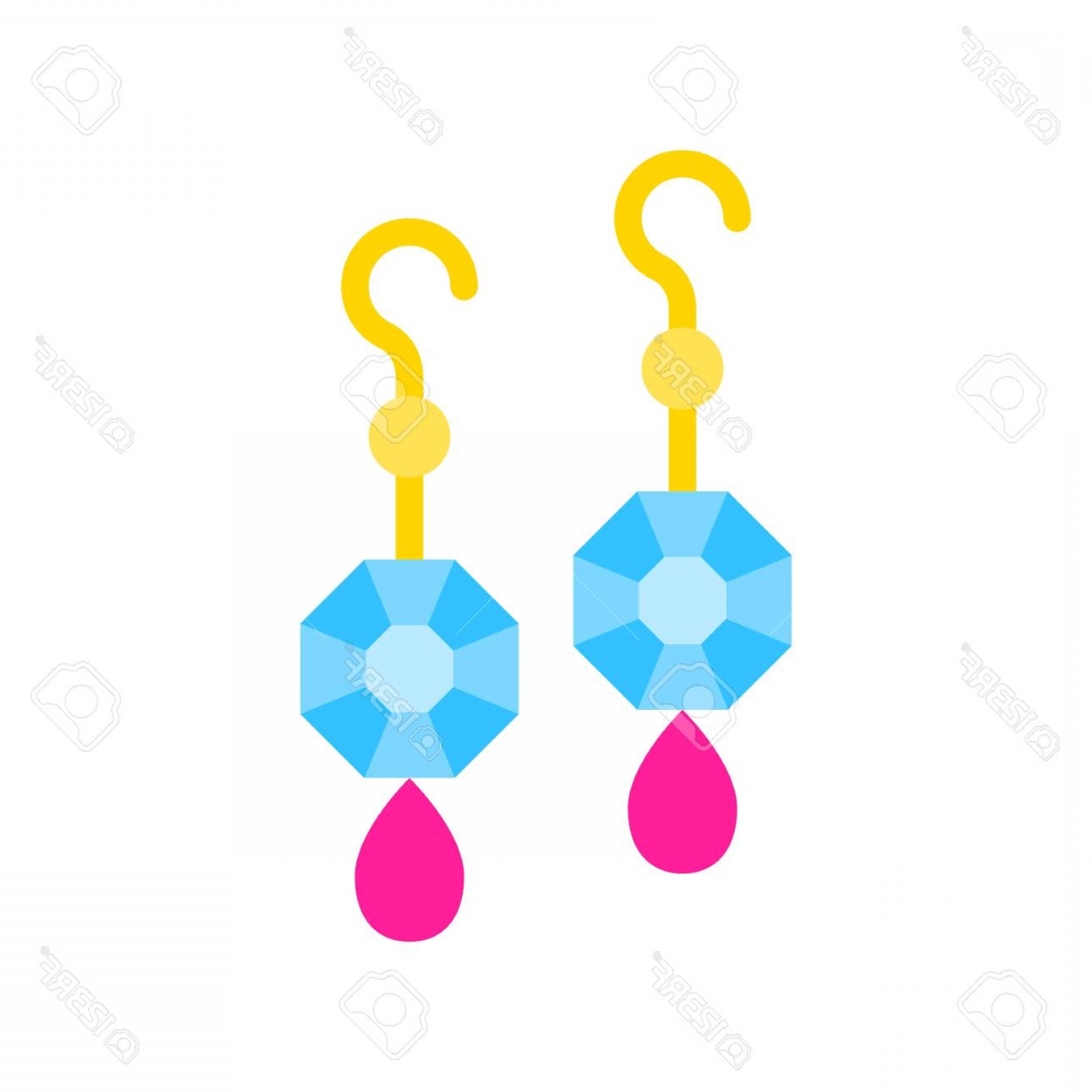 1560x1560 Earring Design Vectors Catamart