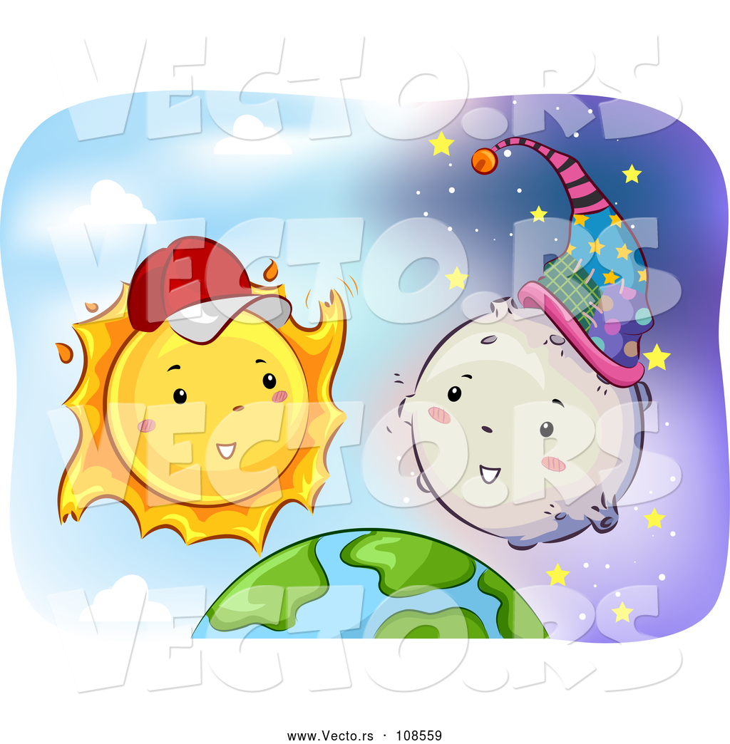 1024x1044 Cartoon Vector Of Happy Sun Wearing A Baseball Cap And Talking