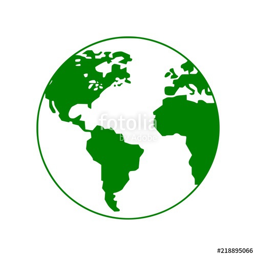 500x500 Vector Logo Globe, Earth Icon, Earth Logo Stock Image And Royalty