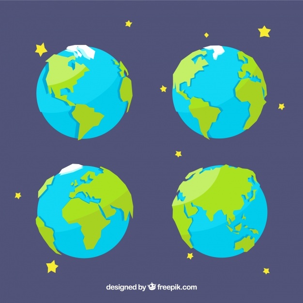 Pack Of Earth With Stars Vector Free Download 626x626 Pack Of Earth With Stars Vector Free Download