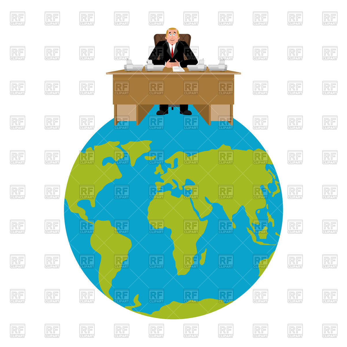 President Of World Big Boss On Planet Earth Vector Image 1200x1200 President Of World Big Boss On Planet Earth Vector Image