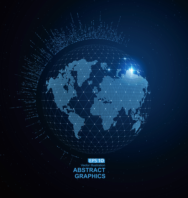 Earth And Technology Abstract Vector Illustration Free Download 600x632 Earth And Technology Abstract Vector Illustration Free Download