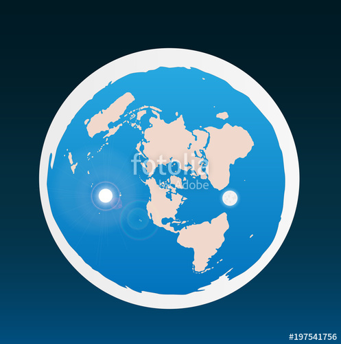 Flat Earth Illustration Stock Image And Royalty Free Vector 497x500 Flat Earth Illustration Stock Image And Royalty Free Vector