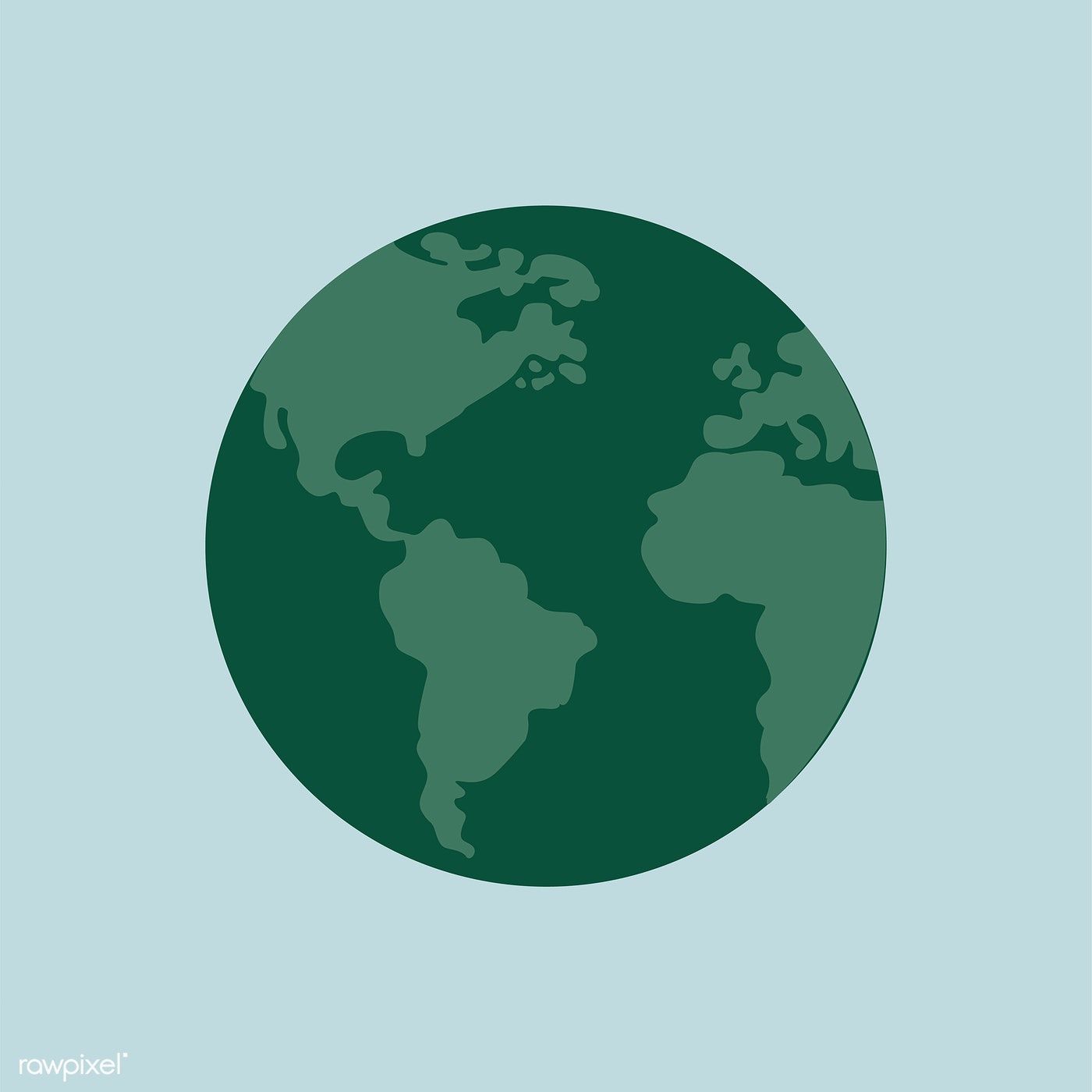 Isolated Green Planet Earth Illustration Free Image 1400x1400 Isolated Green Planet Earth Illustration Free Image