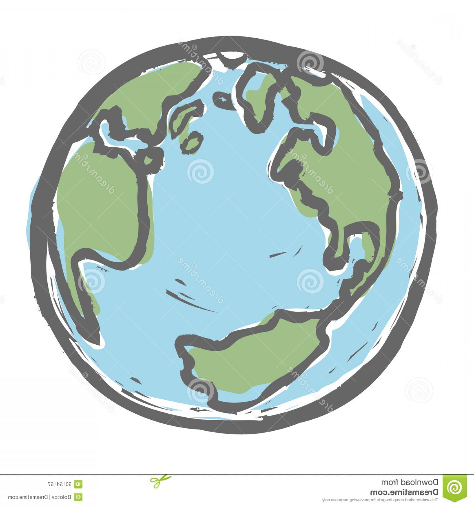 Royalty Free Stock Photography Hand Drawn Earth Vector Image 1560x1668 Royalty Free Stock Photography Hand Drawn Earth Vector Image