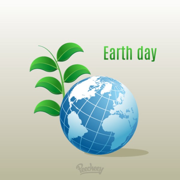 Earth Day Illustration Free Vector 600x600 Earth Day Illustration Free Vector