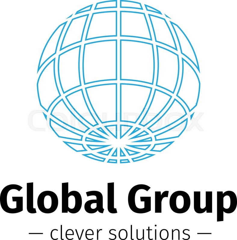 788x800 Vector Modern Outline Earth Logo Stock Vector Colourbox