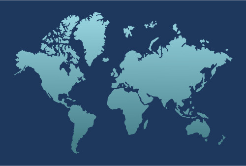 500x337 Drawing A World Map Vector Illustration