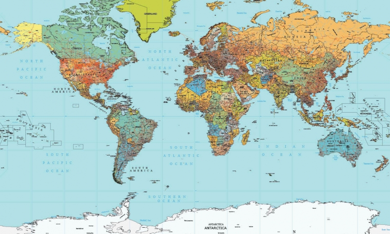 800x480 Maptorian Vector World Maps Download Editable, Layered, Royalty