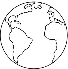 236x240 Huge Collection Of 'line Drawing Of The Earth' Download More Than