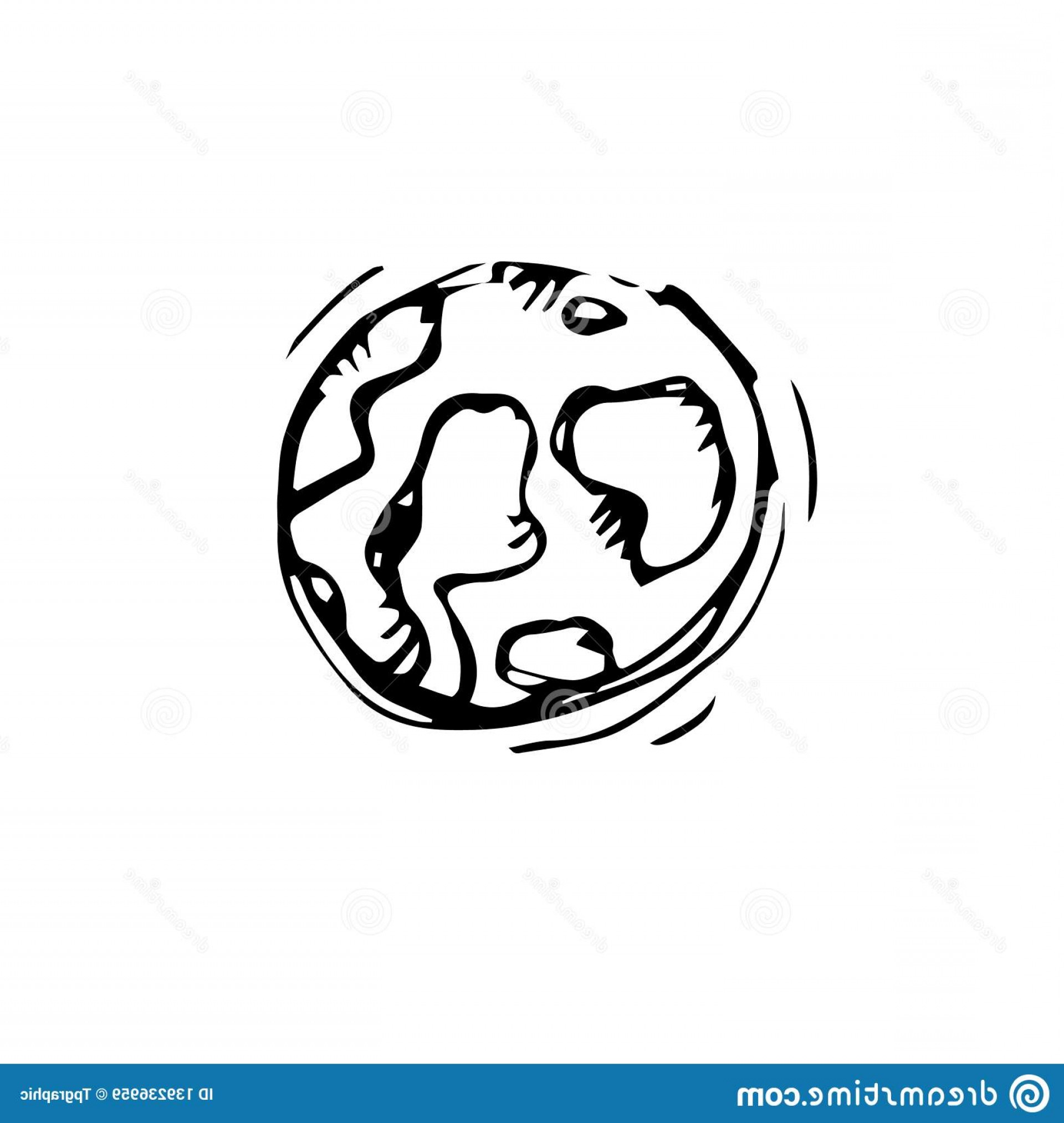 1920x2026 Icon Black Hand Drawn Simple Outline Earth Symbol Vector