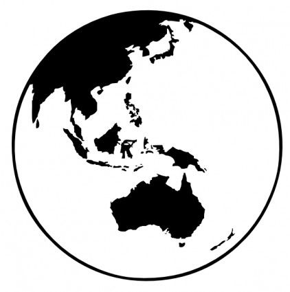 422x425 Earth Globe Oceania Clip Art Earth Day Activities