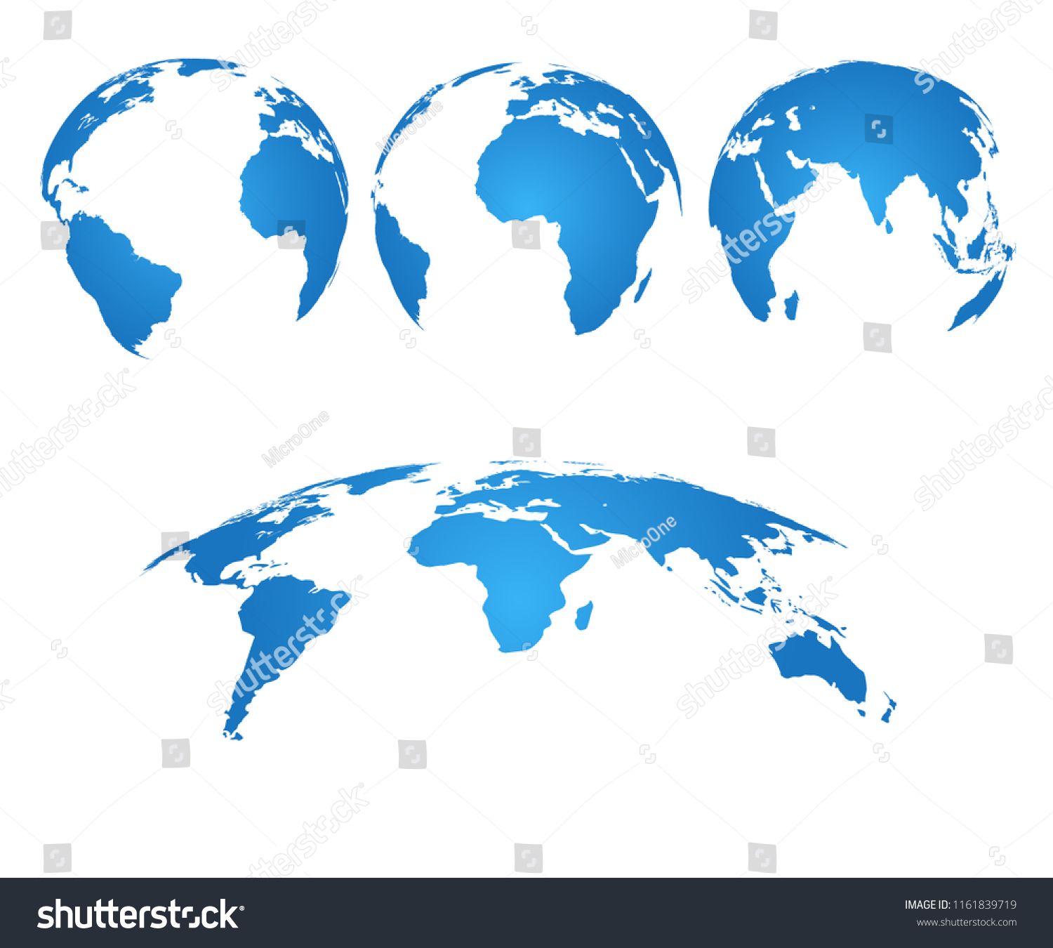 Earth Globe World Map With Silhouette Continents And Oceans 1500x1350 Earth Globe World Map With Silhouette Continents And Oceans