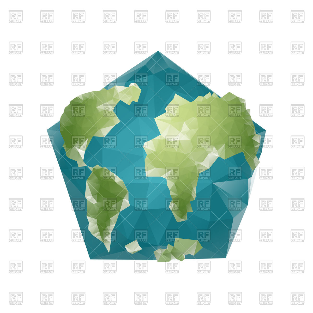 1200x1200 Earth Polygon Texture Vector Image Of Icons And Emblems