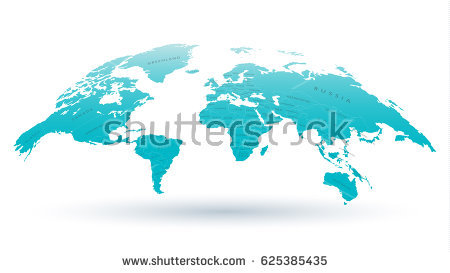 450x273 Globe Map Of The World Vector Download Them And Print
