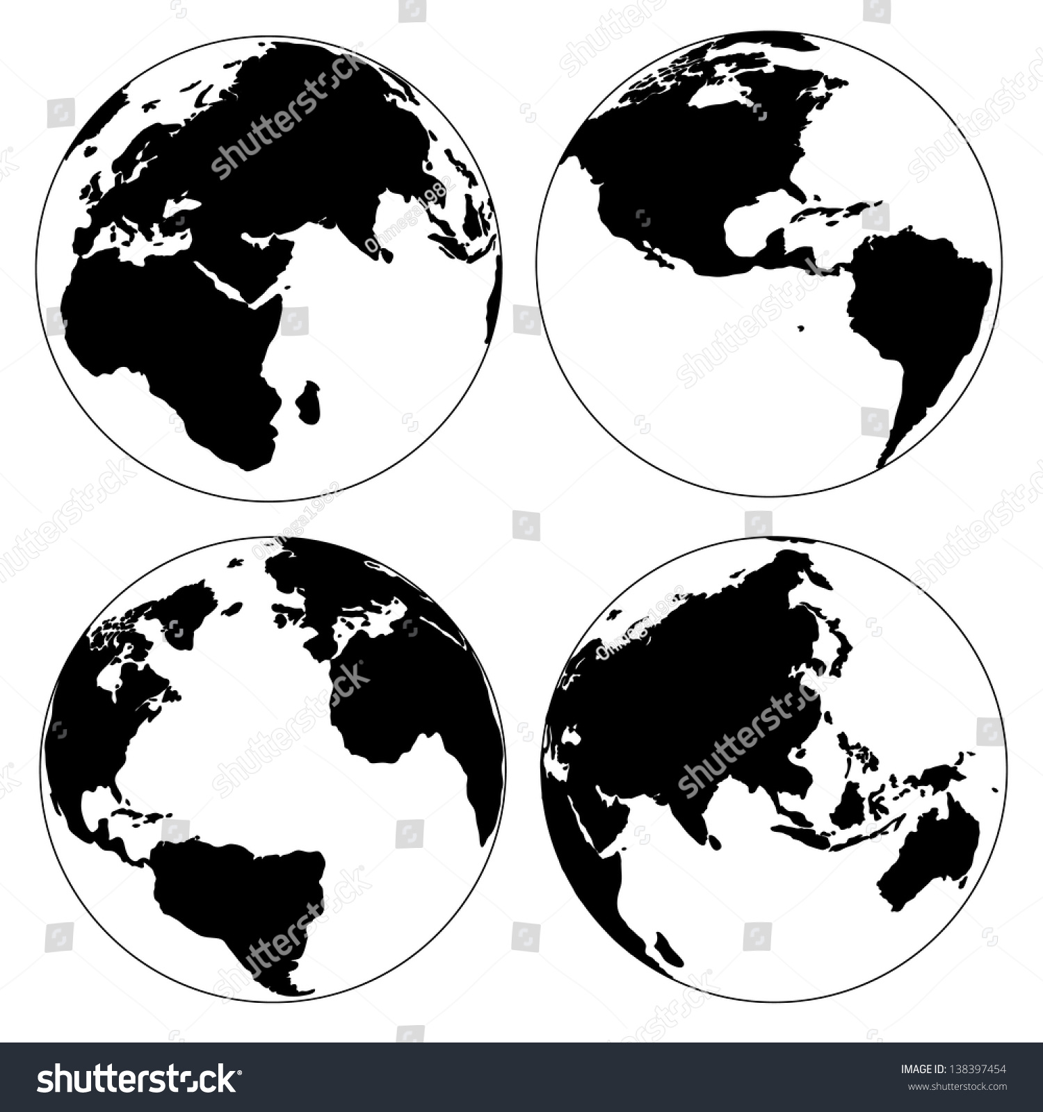 1500x1600 Map Globe Vector Download Them And Print