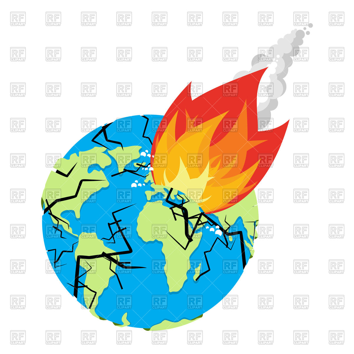 Meteorite Crashing Earth Vector Image Of Icons And Emblems 1200x1200 Meteorite Crashing Earth Vector Image Of Icons And Emblems