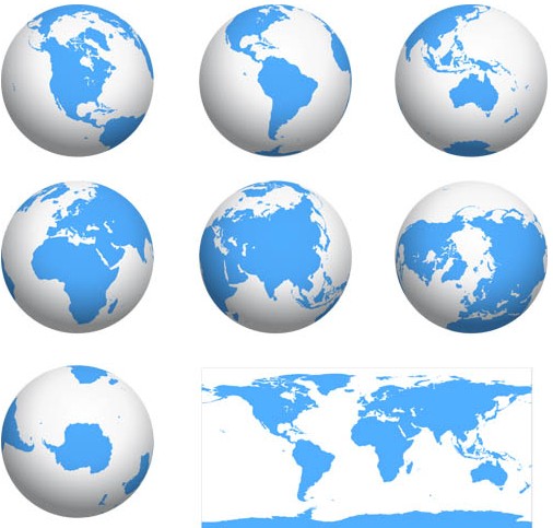 Earth Globes Graphic Vectors Free Download 506x483 Earth Globes Graphic Vectors Free Download