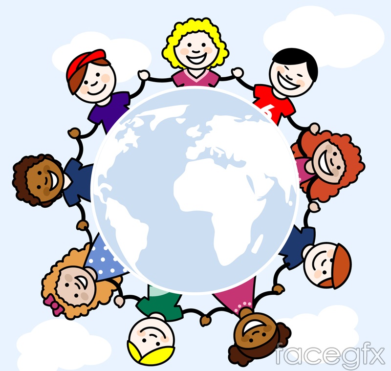 Children Hand In Hand Around The Earth Vector Graphics Over 800x759 Children Hand In Hand Around The Earth Vector Graphics Over