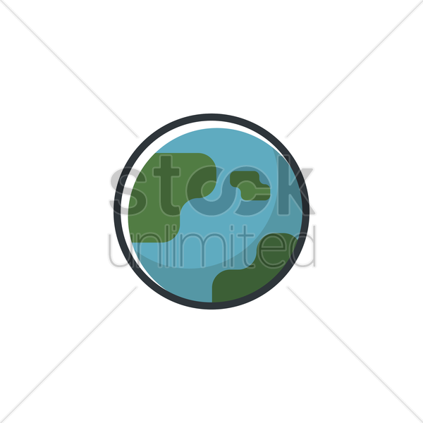 600x600 Earth Vector Image