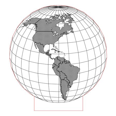 450x450 Globe America Illusion Vector White Illusions, Cnc