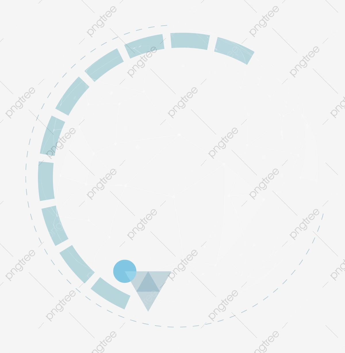 1200x1229 Blue Earth Wireframe Technology Lines Tech Wind Border