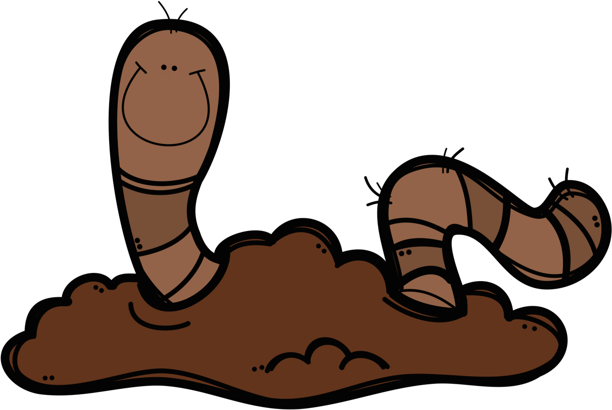 1211x811 Vector Parasites Worm Cartoon