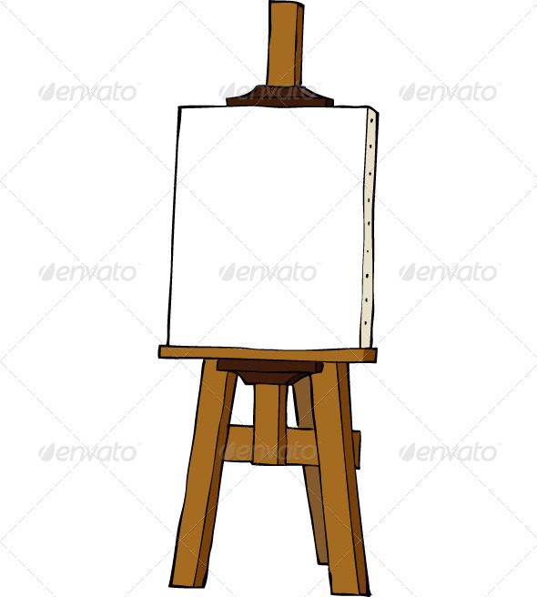 590x656 Easel And White Vectors From Graphicriver