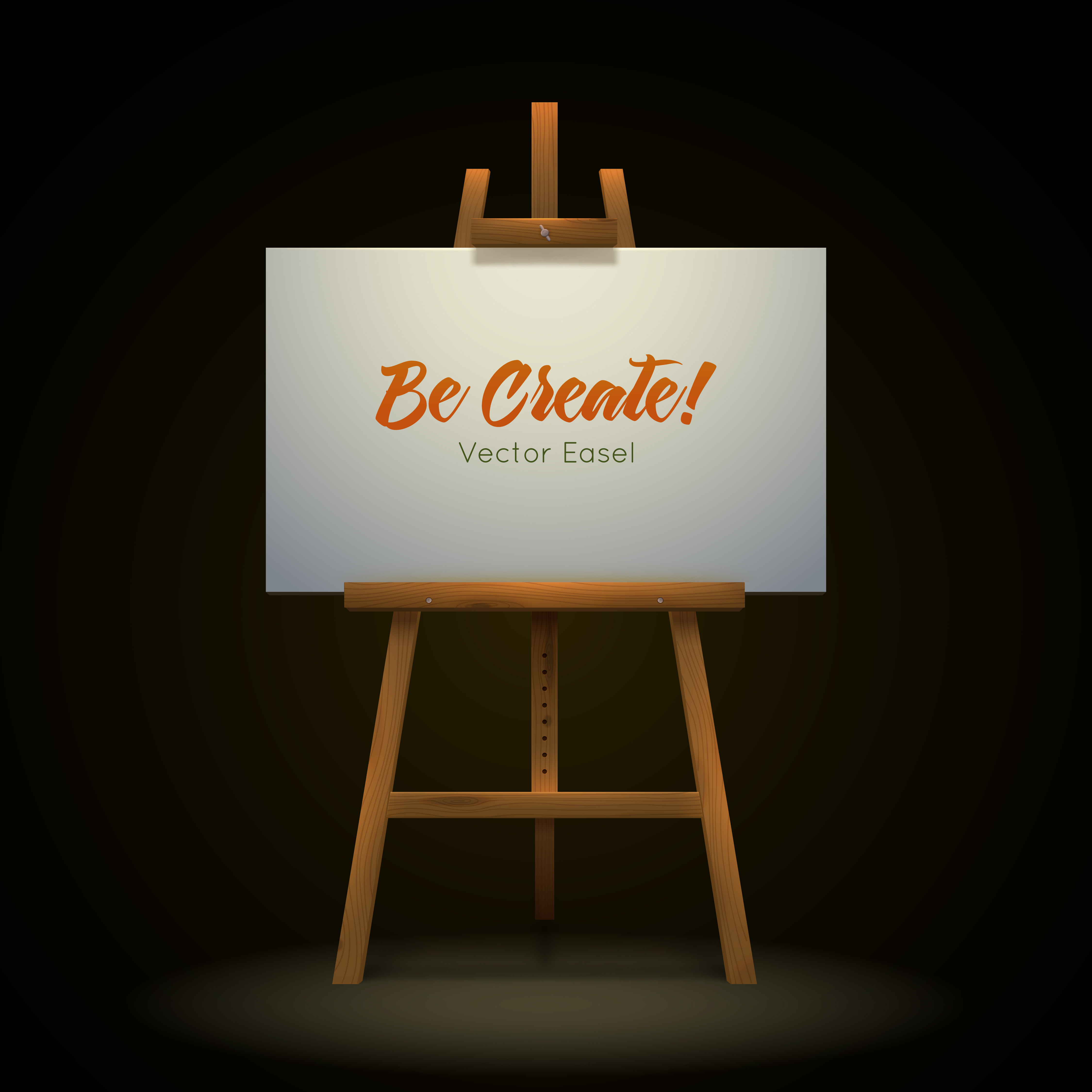 4500x4500 Wooden Artist Easel