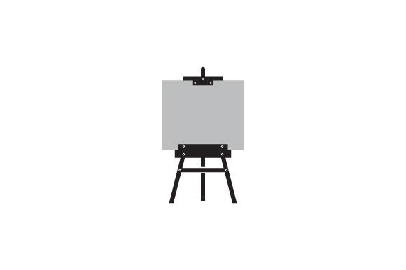 Easel Vector Icon Graphic 580x386 Easel Vector Icon Graphic
