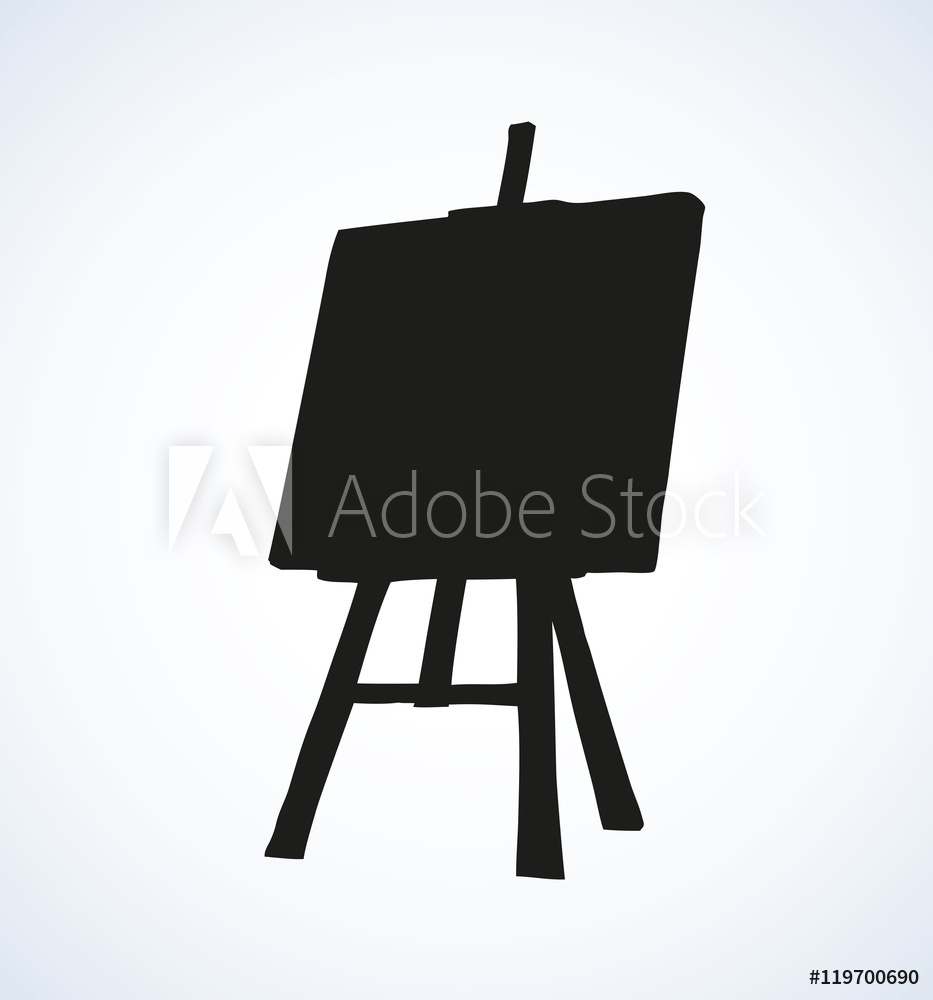 Photo Art Print Easel Vector Sketch Europosters 933x1000 Photo Art Print Easel Vector Sketch Europosters