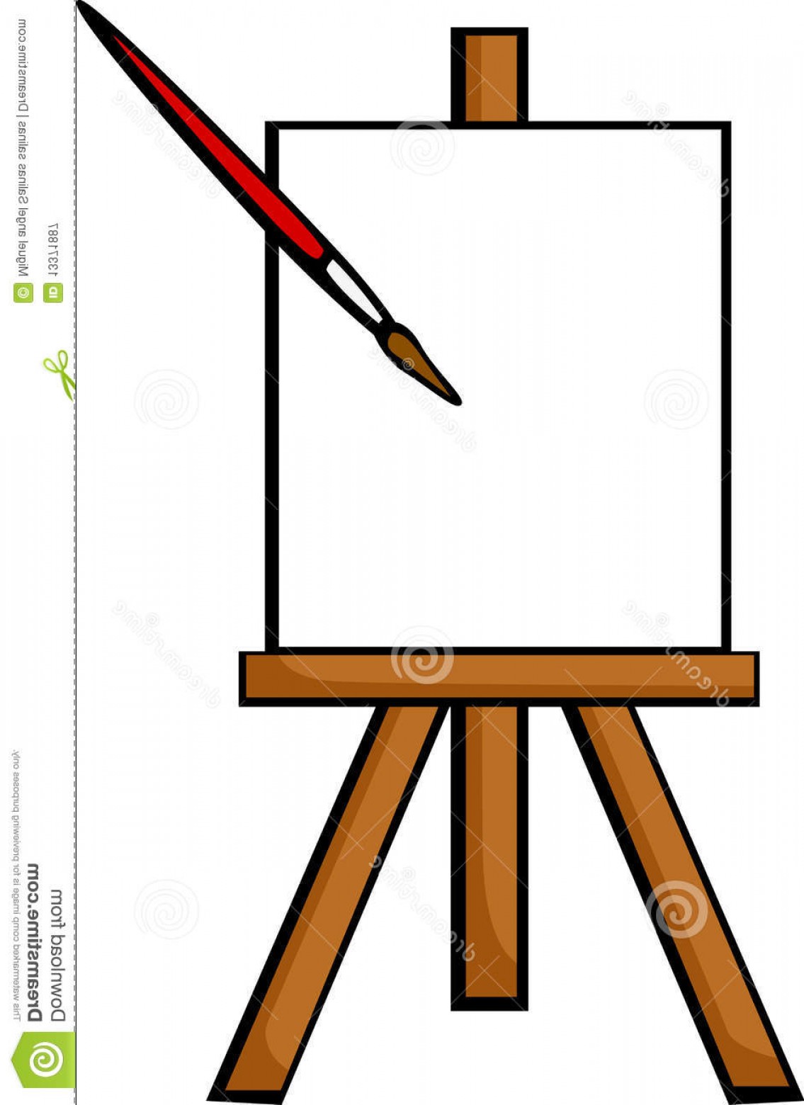 Royalty Free Stock Photography Blank Canvas Easel Vector 1135x1560 Royalty Free Stock Photography Blank Canvas Easel Vector