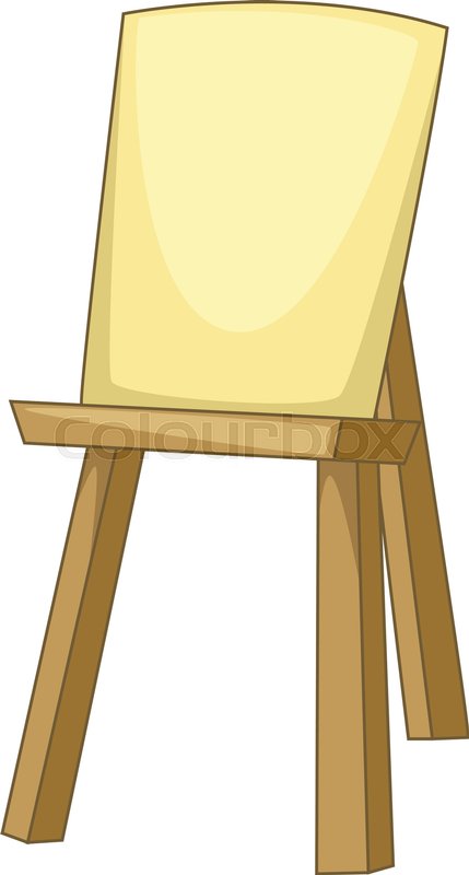 Wooden Easel Icon Cartoon Stock Vector Colourbox 429x800 Wooden Easel Icon Cartoon Stock Vector Colourbox