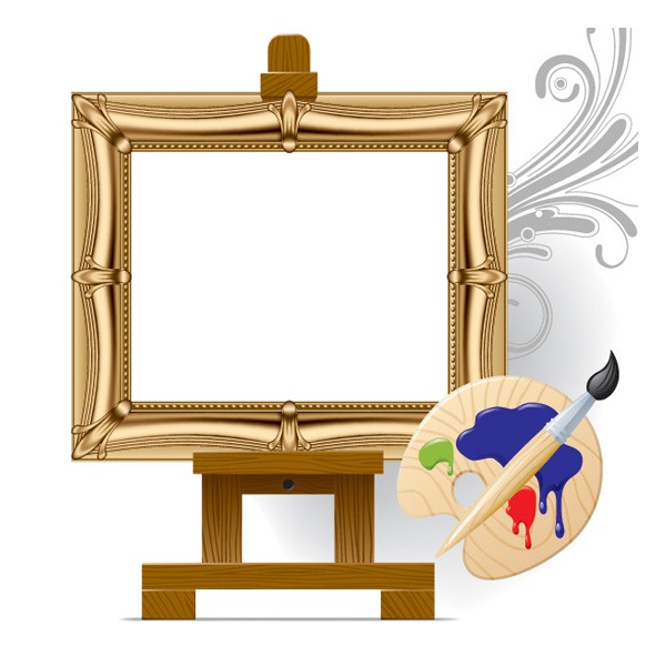 Art Easel Vector Material My Free Photoshop World 600x600 Art Easel Vector Material My Free Photoshop World