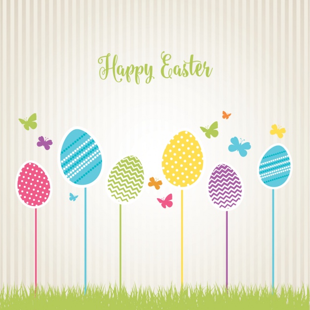 626x626 Easter Background Design Vector Free Download