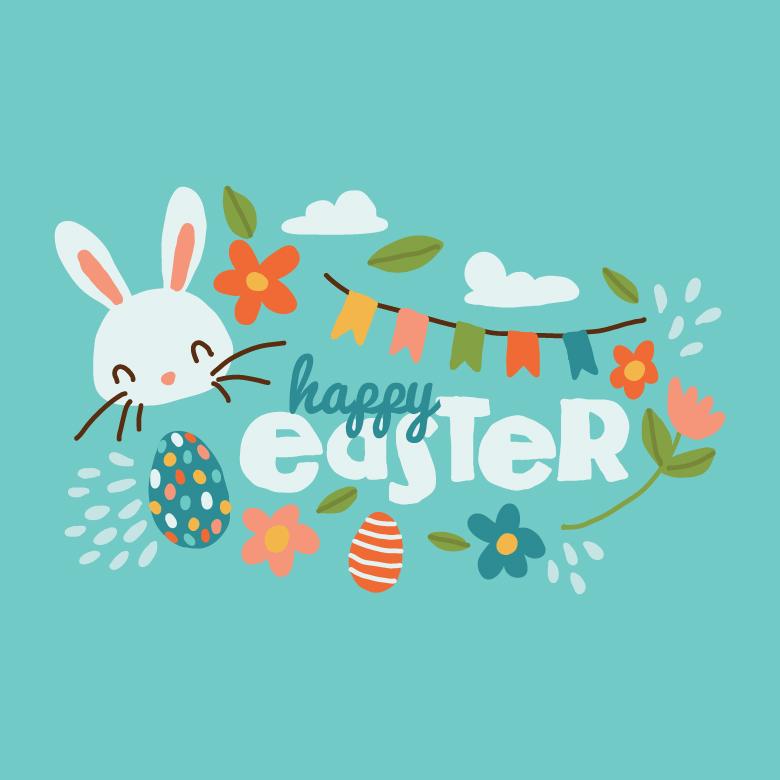 780x780 Cute Easter Background