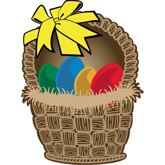 Easter Basket Free Vector 660x660 Easter Basket Free Vector