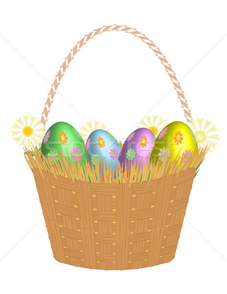 Easter Basket! Vector Illustration Damon Shuck 463x600 Easter Basket! Vector Illustration Damon Shuck