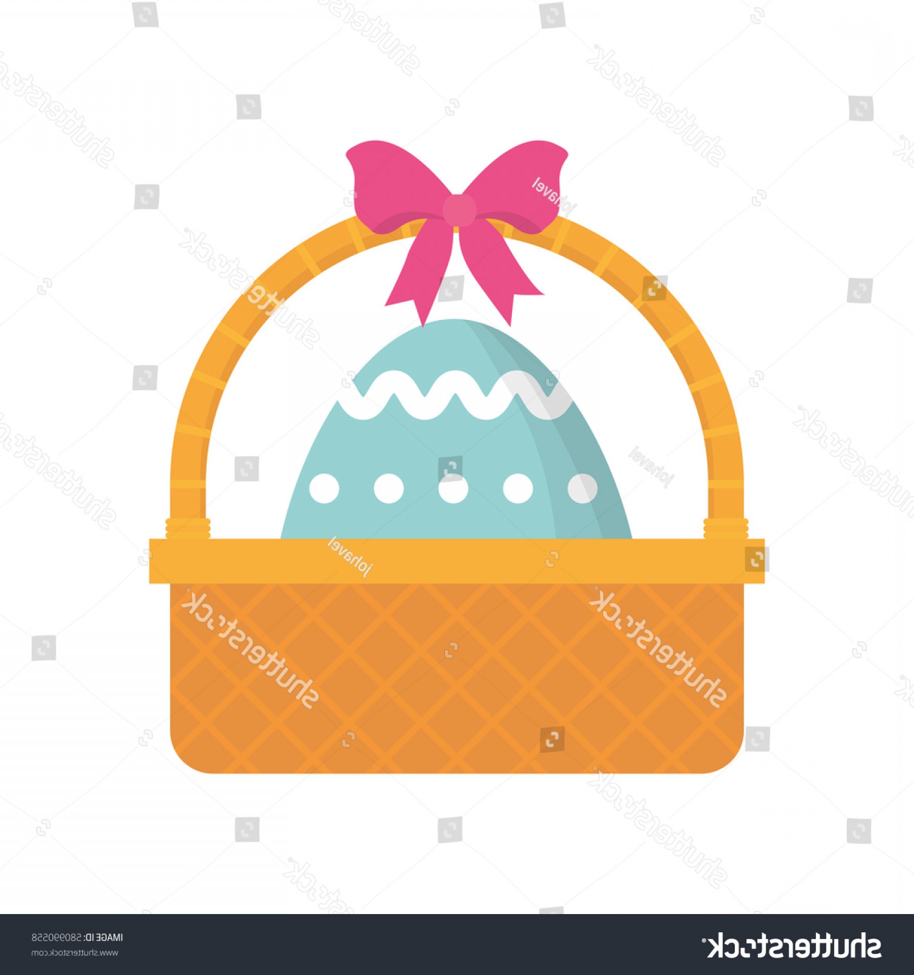 Easter Basket Egg Bow Vector Illustration Cultracing 1800x1920 Easter Basket Egg Bow Vector Illustration Cultracing