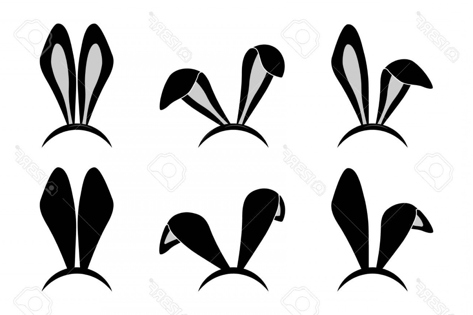 Photostock Vector Easter Bunny Ears Mask Soidergi 1560x1039 Photostock Vector Easter Bunny Ears Mask Soidergi