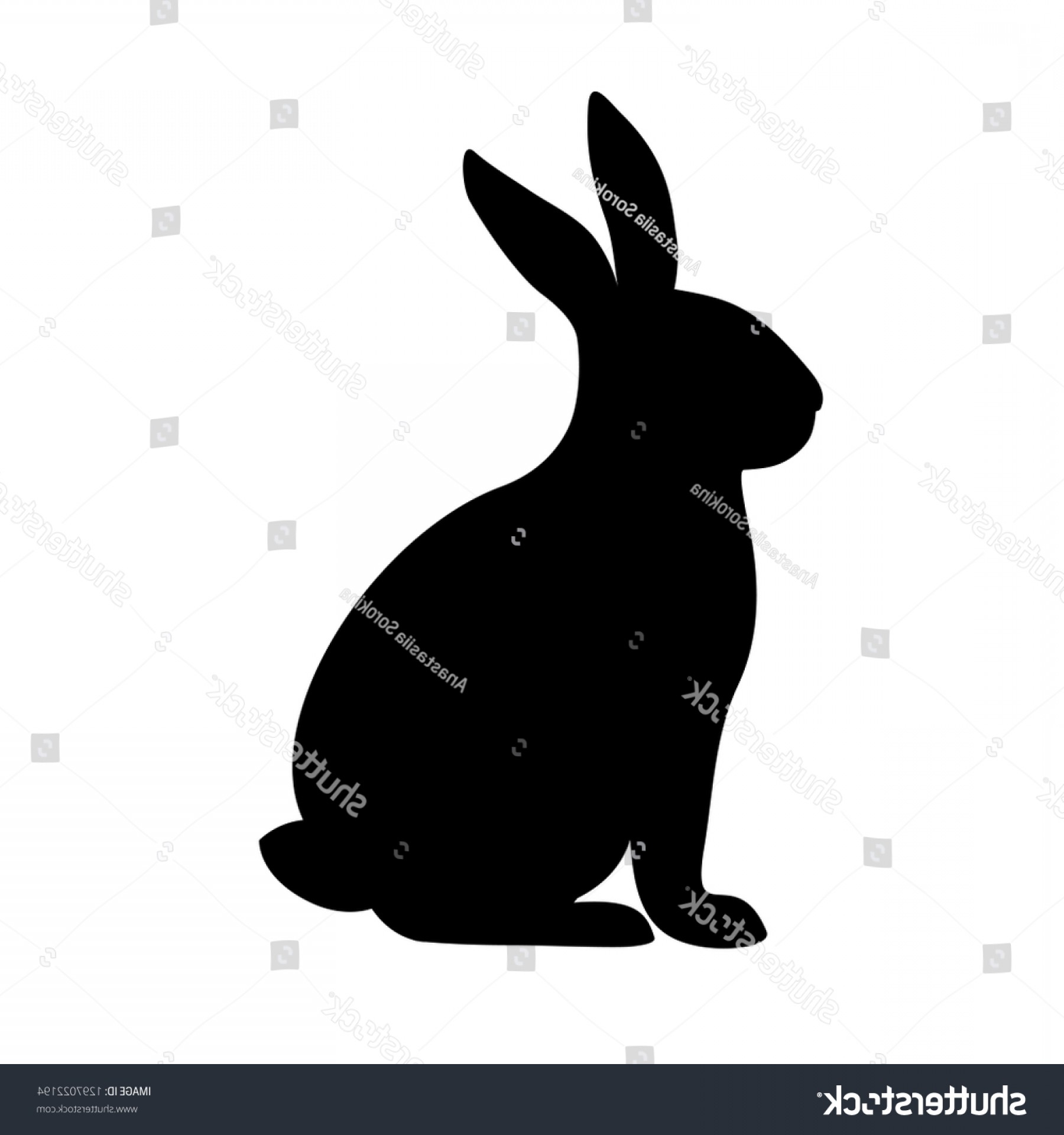Rabbit Silhouette Vector Easter Bunny Can Cqrecords 1800x1920 Rabbit Silhouette Vector Easter Bunny Can Cqrecords