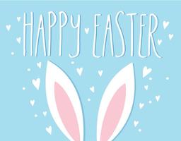 256x200 Easter Bunny Free Vector Art