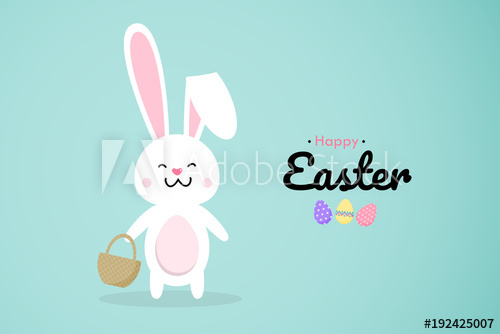 500x334 Easter Egg Hunt Poster Invitation Template Vector In Pastel Color