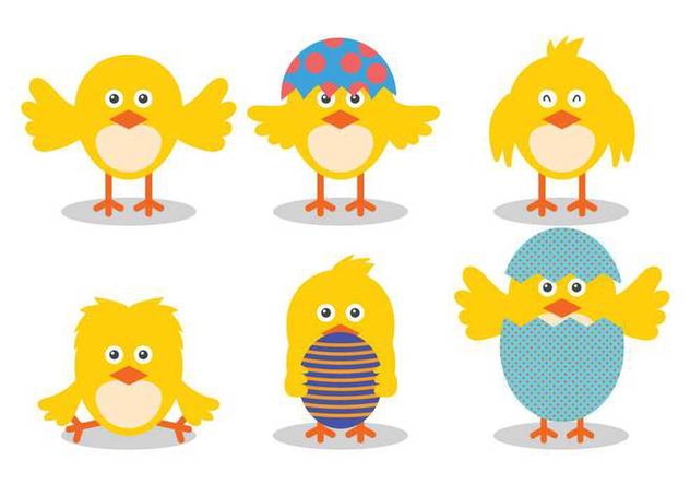 Easter Chick Cute Vector Illustration Set Free Vector Download 632x443 Easter Chick Cute Vector Illustration Set Free Vector Download