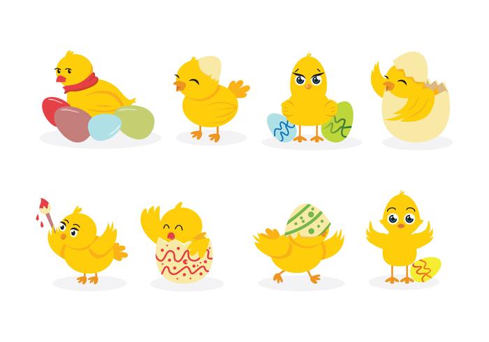 Easter Chick Vectors 700x490 Easter Chick Vectors