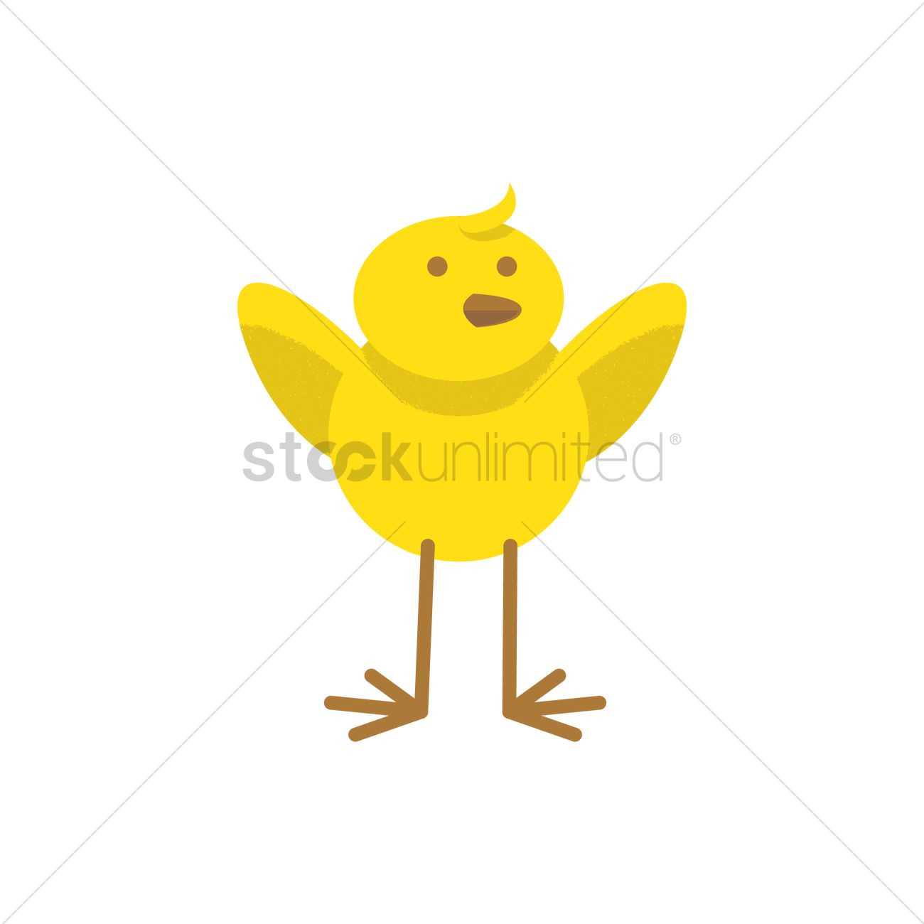 Easter Chick Vector Image 1300x1300 Easter Chick Vector Image